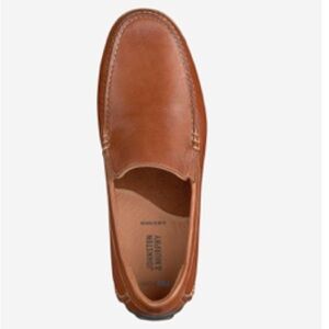 Johnston & Murphy Tan Leather Slip-On Loafers